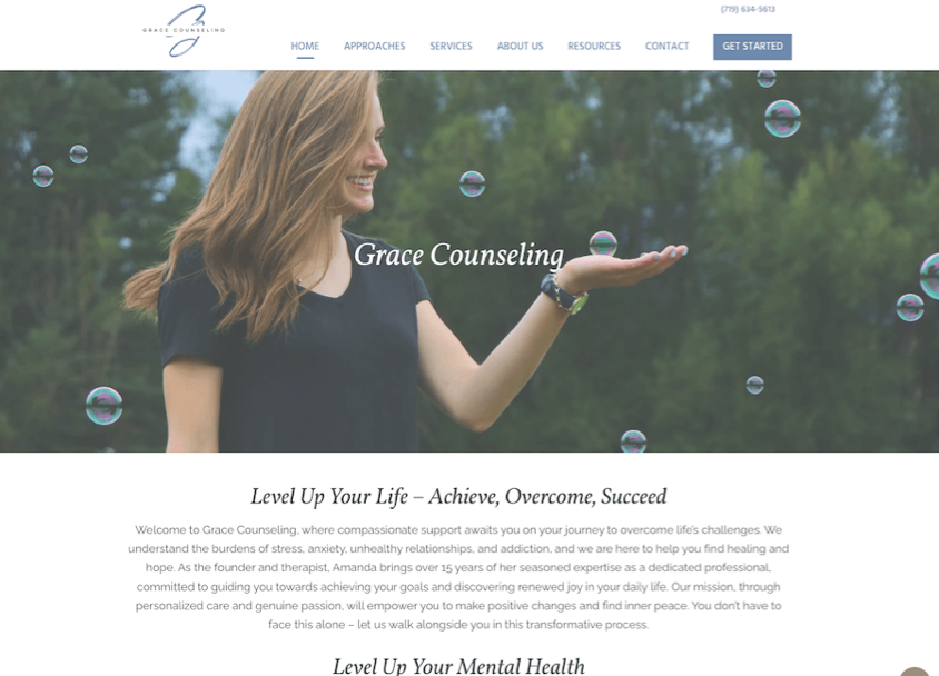 Grace Counseling home page